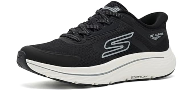Skechers Men's Slip-Ins: Go Run Consistent 3 Sneaker, Black, 10