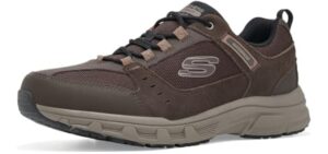 Skechers Men's Waterproof Oak Canyon Rydell Relaxed Fit Sneakers,Brown,9 | Seam-Sealed Waterproof, Relaxed Fit, Memory Foam, Breathe Easy Technology
