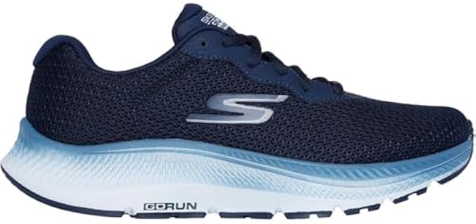 Skechers Women's Go Run Consistent 2.0 Fast Pace Sneaker, Navy/Blue, 7.5