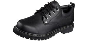 Skechers Men's Tom Cats Utility Oxfords, Black, 10.5 W US