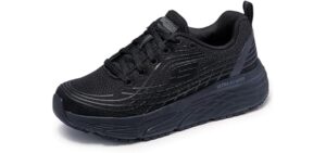 Skechers Women's Work Relaxed Fit Max Cusioning Elite Sr Outsole, Black, 6