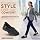 Skechers Women's Slip-ins: On-The-Go Flex - Top Notch Loafer Flat, Black, 11 W
