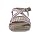 Skechers Women's REGGAE - BOLD AMBITION, Quarter Buckle SlingbackTaupe Multi, 8M
