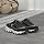 Skechers Women's D'lites Resilient Slip-On Mule Sneaker, Black/White, 5