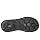 Skechers Men's Go Walk 8 Quarter Strap Hands Free Slip-Ins Sandal, Black/Black, 10