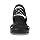 Skechers Cali Women's womens Rumble on - Sassy Dayz Wedge Sandal, Black/Black, 11 US