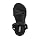Skechers womens On-the-go 600 - Brilliancy Sport Sandal, Black, 9 US | 5-Gen Technology, Contoured Goga Mat Footbed