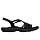 Skechers Women's Reggae Slim Simply Stretch Sandal, Black, 9