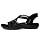 Skechers Women's REGGAE SLIM - SIMPLY STRETCHY! Hands Free Slip-Ins, Open toe strappy sandal,Black/Black, 10M