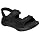 Skechers Men's Go Walk 8 Quarter Strap Hands Free Slip-Ins Sandal, Black/Black, 10