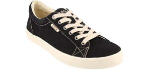 Taos Footwear Men's Starsky Black Distressed Sneaker 10.5 M