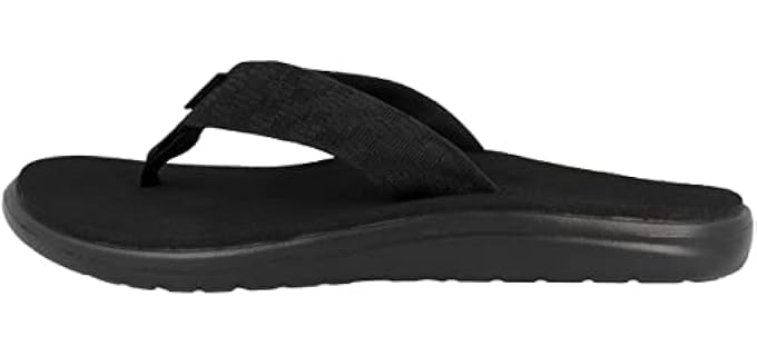 Teva Men's Voya Flip, Brick Black, 10 M US | Voya Flip Flop