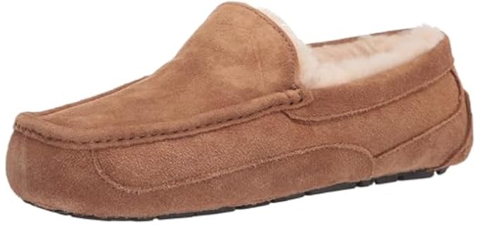 UGG Men's Ascot Slipper, Chestnut, 12