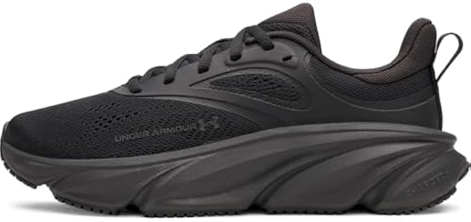 Under Armour Women's Charged+ Rogue 6, 002 Black, 9.5