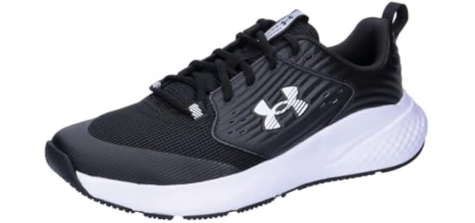 Under Armour Men's Charged Commit Trainer 4, 004 Black, 10.5