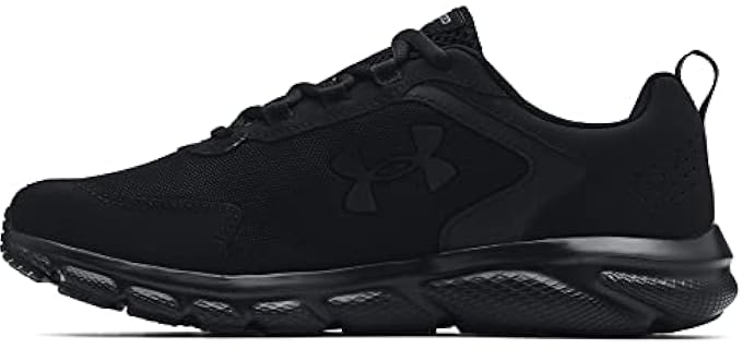 Under Armour Mens Charged Assert 9 Running Shoe, Black (002 Black, US