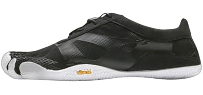 Vibram Men's FiveFingers KSO EVO | Barefoot Cross-Training Shoe for Lifting and Functional Workouts, Black/White, 37 EU / 5.5-6 US
