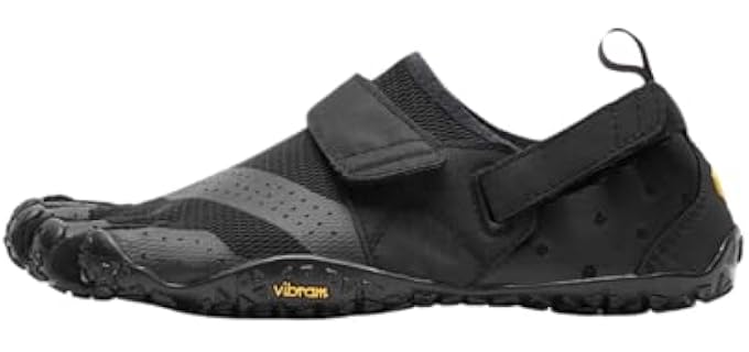 Vibram Women's FiveFingers V-Aqua | Barefoot Amphibious Water Shoes for Trekking & Wet Expeditions, Black, 40 EU / 8.5-9 US