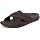 Vionic Men's Tide Slide Slide Sandal Chocolate Brown Leather 10 M