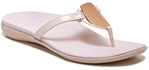 Vionic Raysa Women's Toe Post Supportive Sandal Peony - 7.5 Medium