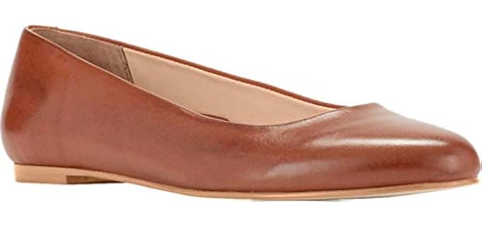Walking Cradles Women's Bronwyn Flat, Luggage, 7.5 2W US