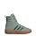 adidas Gazelle Boot Suede Womens Shoes Size 8, Color: Silver Green/Collegiate Green/Gold Metallic