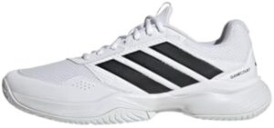 adidas Men's Gamecourt 3 Tennis, White/Black/Black, 11.5