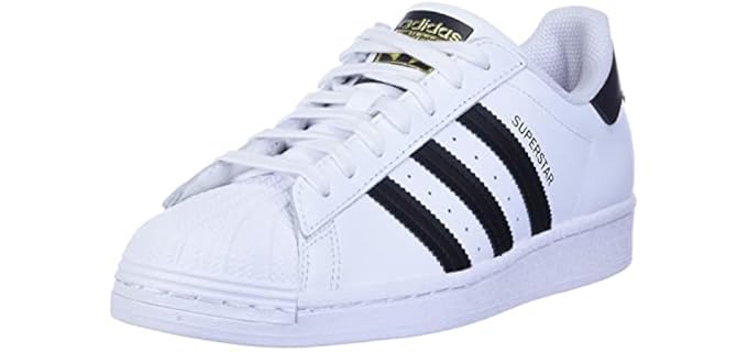 adidas Originals Women's Superstar Sneaker, White/Black/White, Size 9
