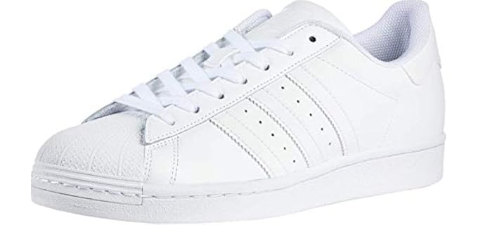adidas Originals Men's Superstar Sneaker, White/Black/White, 9