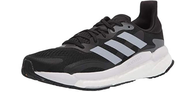 adidas,Mens,Solar Boost 21,Black/Halo Silver/Grey,6.5