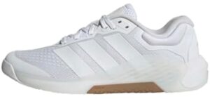 adidas Women's Dropset 4 Power Trainer W, White/White/White, 7