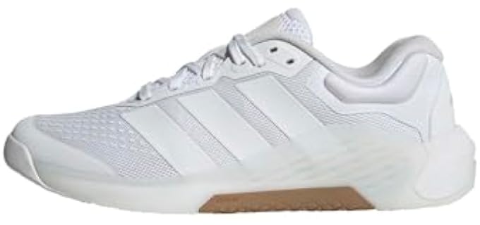 adidas Women's Dropset 4 Power Trainer W, White/White/White, 7