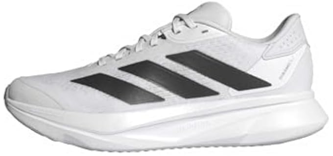 adidas Womens Duramo SL 2.0 Running, White/Black/Dash Grey, 8.5