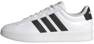 adidas Women's Grand Court 3.0, White/Black, 9