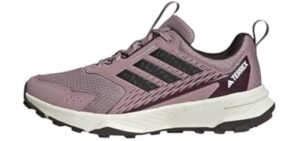 adidas Women's Terrex Tracefinder Trail Running, Magic Mauve/Aurora Coffee/Maroon, 6.5