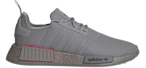 adidas Originals NMD-R1 Men’s Sneakers – Lace-up Closure – Padded Tongue and Collar – Textile Upper Grey/Grey/Grey 5 D - Medium