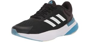 adidas Men's Response Super 3.0 Core Black/FTWR White/Pulse Blue 13 Adult