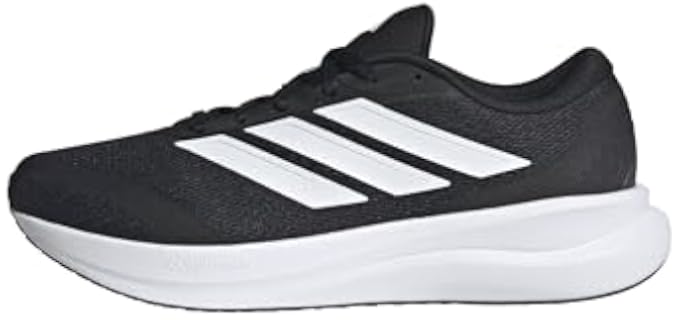 adidas Men's Run Falcon 6, BlackWhiteWhite, 9