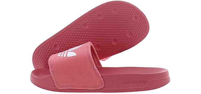 adidas Adilette Lite Womens Shoes Size 7, Color: Berry