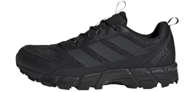 adidas Men's Terrex Rockadia Trail Running, BlackCarbonBlack, 11