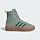 adidas Gazelle Boot Suede Womens Shoes Size 8, Color: Silver Green/Collegiate Green/Gold Metallic
