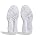 adidas Women's Court Team Bounce 2.0 Sneaker, White/Silver Metallic/Grey One, 9.5