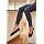 isotoner Women's Satin Ballerina Slipper with Bow, Suede Sole, Black Large / 8-9 US